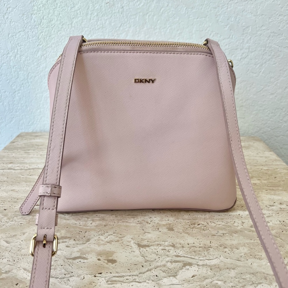 DKNY Blush pink crossbody satchel - Picture 5 of 8